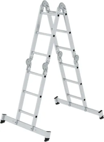 MUNK Gelenkleiter 31322, 3,65m mit Plattform von MUNK Günzburger Steigtechnik
