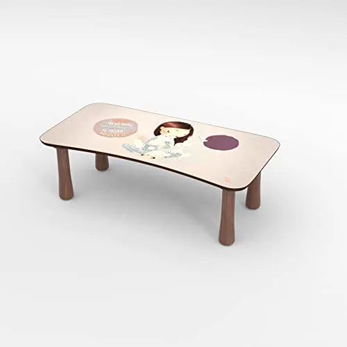 Tritthocker Kinder Holz Badhocker Hocker Kinder Trittschemel Kindermöbel Bunny Times 50x26x16cm