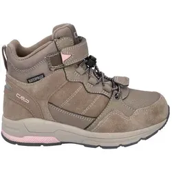 CMP Unisex Kinder Hadil Leather Wp Urban Sneakers, Cenere, 30 EU - Sneaker für Jungen, aus hochwertigem Leder und wasserfest, ideal für aktive Kids in der Stadt.