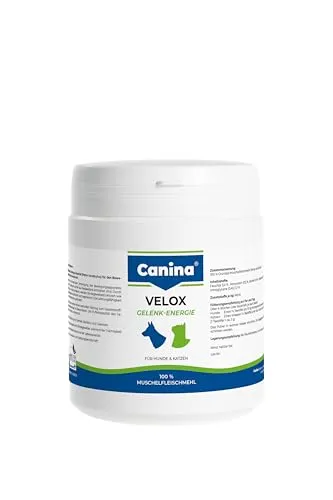Canina Velox Gelenkenergie - 100% Grünlipp-Muschelfleisch für gesunde Gelenke, 1er Pack (0.4 kg) für Hunde und Katzen