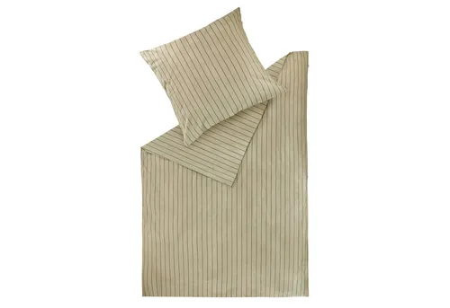 SCHÖNER WOHNEN-Kollektion Bettwäsche SOFT STRIPE 200x200 cm - Bettwäsche-Set aus hochwertigem Flanell für optimalen Schlafkomfort, ideal für kühle Nächte – stilvolles Design mit eleganten Nadelstreifen.
