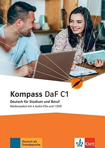 Kompass DaF C1: Deutsch für Studium und Beruf - Medienpaket - Hörbücher mit 4 Audio-CDs und DVD, ideal zur gezielten Vorbereitung auf das Studium und den Berufsalltag.