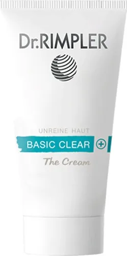 Dr. Rimpler Basic Clear+ The Cream 50ml - Gesichtsreiniger für tägliche Anwendung, spendet intensive Feuchtigkeit und verbessert das Hautbild.