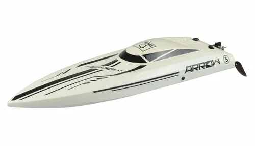 Arrow 5 Mono Speedboot Brushless 633 mm 2.4GHz RTR - RC-Modelle: Schnelles ferngesteuertes Speedboot mit Brushless-Motor für aufregende Fahrten auf dem Wasser.