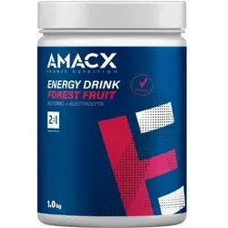 AMACX Getränkepulver Energy Drink Waldfrucht | 1000g Dose