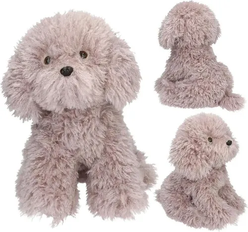 Depesche TOPModel Plüsch Hund Max grau 30 cm - Kuscheliger Plüschhund für grenzenlosen Spielspaß, ideal für jedes Kind. Das süße Design macht ihn zum perfekten Begleiter.