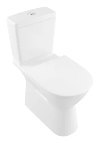 Villeroy & Boch WC-Sitz ViCare barrierefrei Blue AntiBac - WC-Sitz D-Form mit antibakterieller Oberfläche, SoftClosing und QuickRelease für maximale Hygiene und Komfort, ideal für barrierefreies Badezimmer.