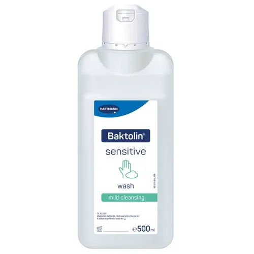Bode Baktolin sensitive Waschlotion 500 ml - Arzneimittel zur sanften Reinigung, ideal für empfindliche Haut – spendet Feuchtigkeit und schützt vor Austrocknung.