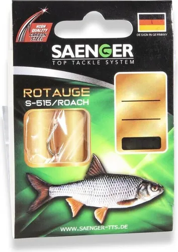 Saenger Rotauge S-515 Vorfachhaken 60cm #18 / 10Stk. von Sänger