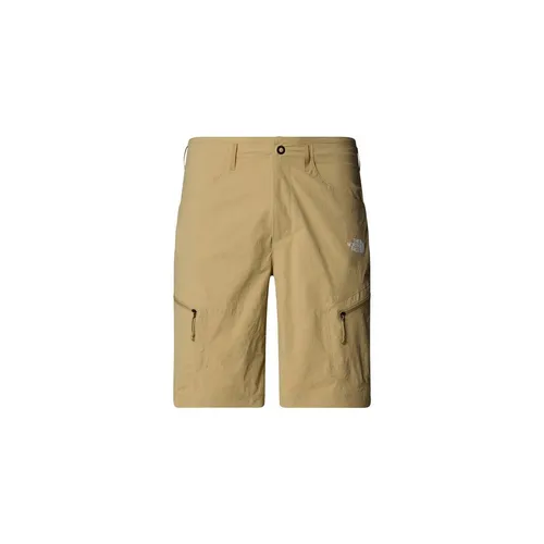 The North Face Mens Exploration Short khaki stone (LK5) 38 REG - Herren Outdoor Shorts, ideal für Wanderungen, aus strapazierfähigem Nylon-Elastan-Mix, wasserabweisend und mit innovativer Taillenkonstruktion für perfekten Sitz.