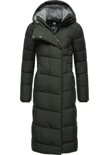 Ragwear Damen Pavla Long Wintermantel - Funktionsjacke mit wasserdichtem Obermaterial, veganer Herstellung und kuscheligem Teddyfleece-Innenfutter für optimalen Tragekomfort in der kalten Jahreszeit.