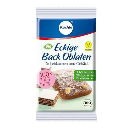 Küchle Bio Backoblaten eckig