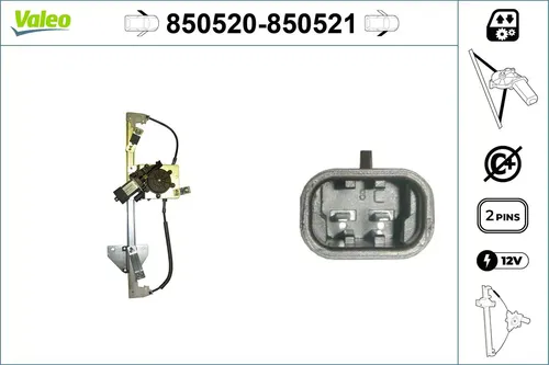 Valeo Fensterheber 850520