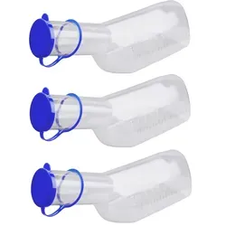 Medi-Inn Urinflasche PC 1000 ml für Männer - 25 Stück - Medizinischer Bedarf: Die klarsichtige Urinflasche mit 1000 ml Volumen ist ideal für die Pflege bettlägeriger Patienten. Sie ist autoklavierbar und kann bequem am Bett befestigt werden.