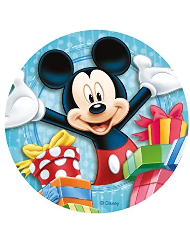 Generique - Zuckerscheibe mit Mickey-Bild für Torten 20 cm