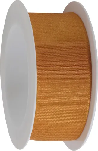 Braun & Company Band mit Draht orange 25 mm x 2,5 m