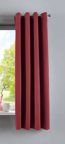 Vorhang Blickdicht »NewYork« Verdunkelungsvorhang Bordeaux HxB 160x140 cm