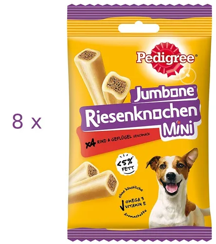 Pedigree Jumbone Riesenknochen Mini mit Rind und Geflügel von Pedigree