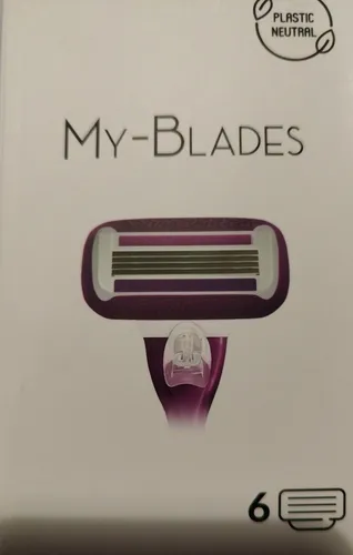 Rasierklingen für Gillette Venus, Plastikneutral Swirl und Smooth, 6...