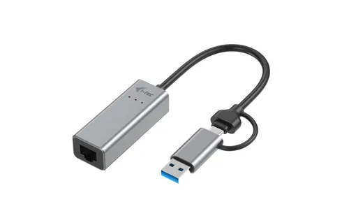 I-TEC USB-A/USB-C zu 2.5Gbps Ethernet Adapter - WLAN-Zubehör mit ultraschneller 2.5Gbps Ethernet Verbindung für blitzschnelles Internet und stabile Netzwerke.