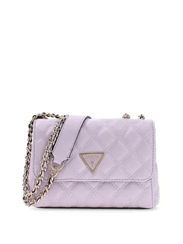 GUESS Umhängetasche Giully II Mini Compound Convertible Flap Bag - Elegante GUESS Umhängetasche in gesteppter Optik, ideal für jeden Anlass. Mit verstellbarem Schulterriemen und durchdachtem Innenleben für optimale Organisation. Stilvolles Accessoire für modebewusste Frauen.