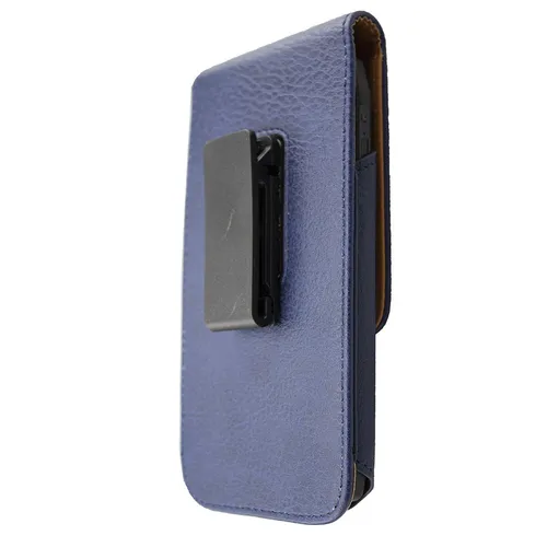 caseroxx Outdoor Tasche für TP-Link Neffos X1 Lite in blau aus Echtleder