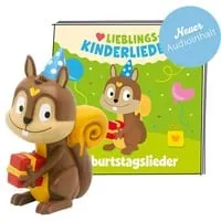 Lieblings-Kinderlieder Spielfigur - Geburtstagslieder - Spaßige Spielfigur aus der Serie Lieblings-Kinderlieder, ideal für Schulkinder und Kindergartenkinder ab 36 Monaten, fördert das Spielen und Singen.