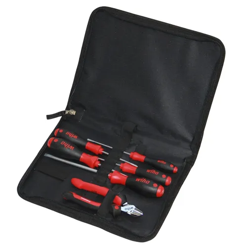 Wiha Werkzeug Set Mechaniker Schraubendreher Seitenschneider Tasche 33971