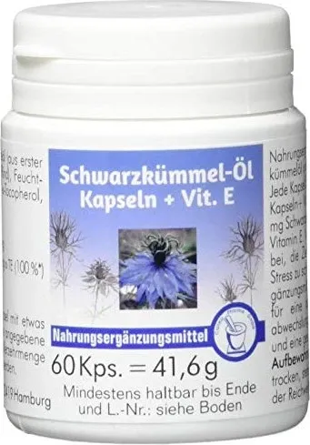 SCHWARZKÜMMELÖL Kapseln+Vitamin E 0,683 g