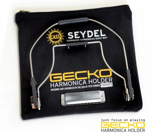 Gecko Mundharmonika Halter von C.A.Seydel