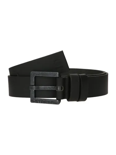 G-Star Herren New Duko Gürtel, Schwarz (dk black D23106-3127-6484), 110 - Herren-Gürtel aus hochwertigem Leder mit rissiger Optik und stylischer Gussmetallschnalle, die das G-Star RAW Logo trägt – perfekt für modische Akzente.