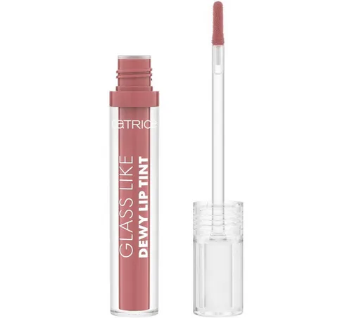 Catrice Lipgloss Glass Like Dewy Lip Tint, 3-tlg., Intensive Pflege, hochglänzendes, leuchtendes Finish, wässrige Textur.