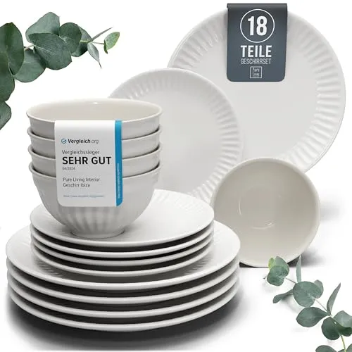 Geschirrsets Grau von PURE LIVING INTERIOR DESIGN