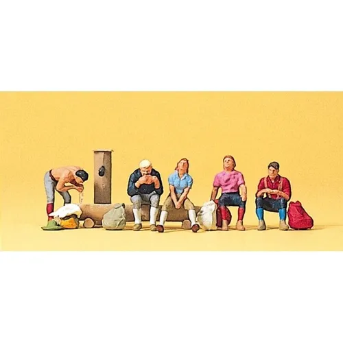 Preiser-10443 Wanderer am Weidebrunnen NEU OVP Wanderer am WeidebrunnenHerstell