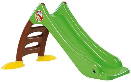 Dohany 2in1 Kinder Rutsche Wasserrutsche freistehend Rutschlänge 120cm grün/brau