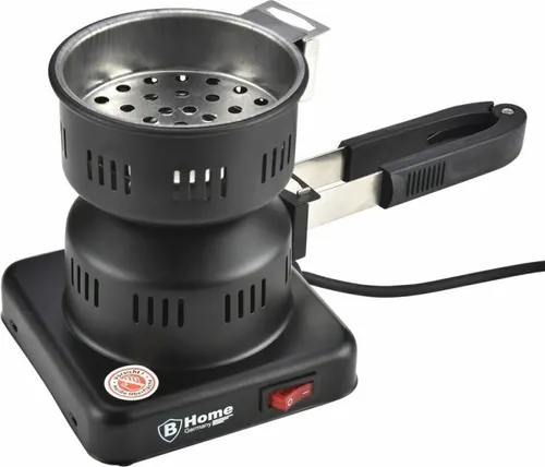 Emeco Einzelkochplatte - Elektrischer Shisha Kohleanzünder - Einzelkochplatte für schnelles Anzünden von Shisha-Kohle, ideal für entspannte Abende und Grillpartys.