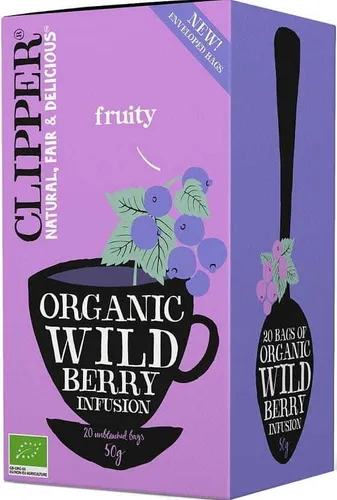 BIO HEIDELBEERTEE 50 g (20 x 2,5 g) – CLIPPER