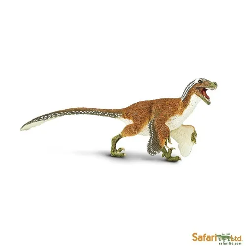 Safari Ltd 100032 Gefiederter Velociraptor 20 cm Serie Dinosaurier