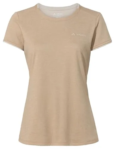 VAUDE Essential T-Shirt für Damen – Schnelltrocknendes Outdoor Shirt - Kleidung: Atmungsaktives, pflegeleichtes T-Shirt ideal für Fahrradreisen und Wandern, gefertigt aus nachhaltigen Materialien für optimalen Komfort und Funktionalität.
