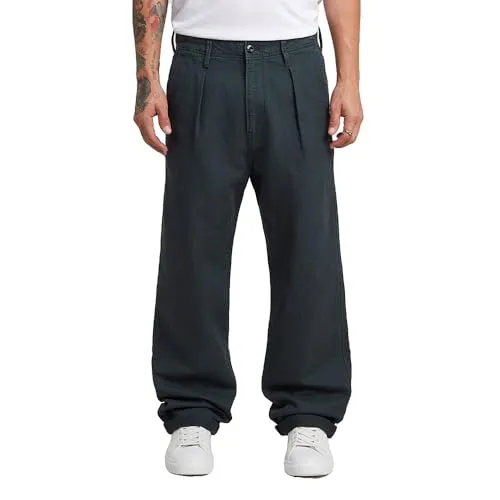 G-Star Herren Plissierte Chino Hose D26126-D752-D418 in Marineblau (35/34)