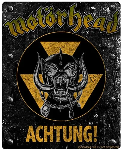 Achtung Motörhead Aufkleber Sticker Lemmy Ace of Spades ca. 12x10 cm