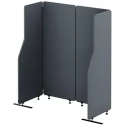 Jan Nowak Akustikschutzwand, Anthrazit, 240x145x2 cm – Effektiver Raumteiler für Büros - Die Akustikschutzwand von Jan Nowak sorgt für ruhige Arbeitsbereiche in Großraumbüros und Co-Working-Spaces. Mit hoher Schallabsorption und modernem Design ist sie ideal für Konzentration und Komfort.