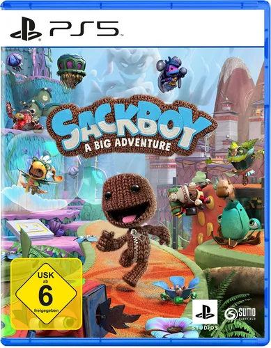 Sony Sackboy a Big Adventure - Spannendes 3D-Plattformspiel mit kooperativem Multiplayer und einzigartigen Herausforderungen für bis zu 4 Spieler