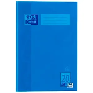 Oxford Heftumschläge 100420076, A4, blau-transparent