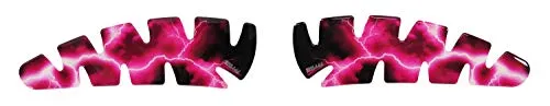 BIKE-label Tankpad seitlich Motorrad Lackschutz Aufkleber Blitz Pink 800026