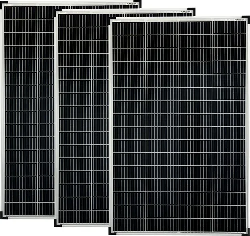 3x 180 Watt 36V monokristalline Solarmodule für Wohnmobile und Camping