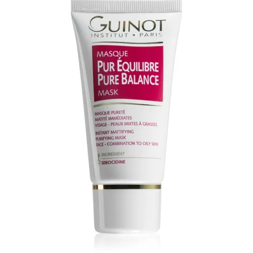 Guinot Masque Pur Équilibre 50 ml - Sonstige Gesichtspflegeartikel, verfeinert das Hautbild und mattiert den Teint mit Sebocidin-Komplex zur Regulierung der Talgabsonderung.