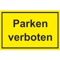 Warn- und Hinweissschild Parken verboten 30 cm x 20 cm PST