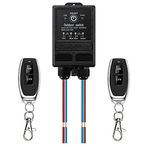 ZHOFONET IP65 Wasserdicht Fernbedienung Schalter