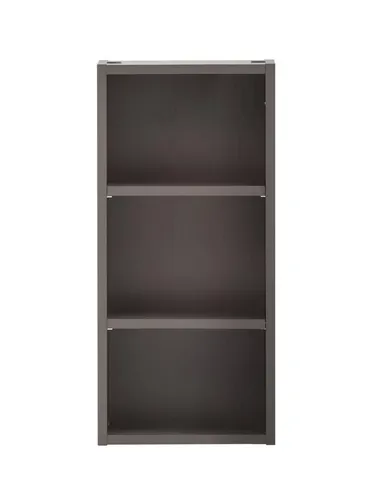 HELD MÖBEL Hängeregal in graphit mit 2 Einlegeböden, B/H/T: 30x64x18 cm